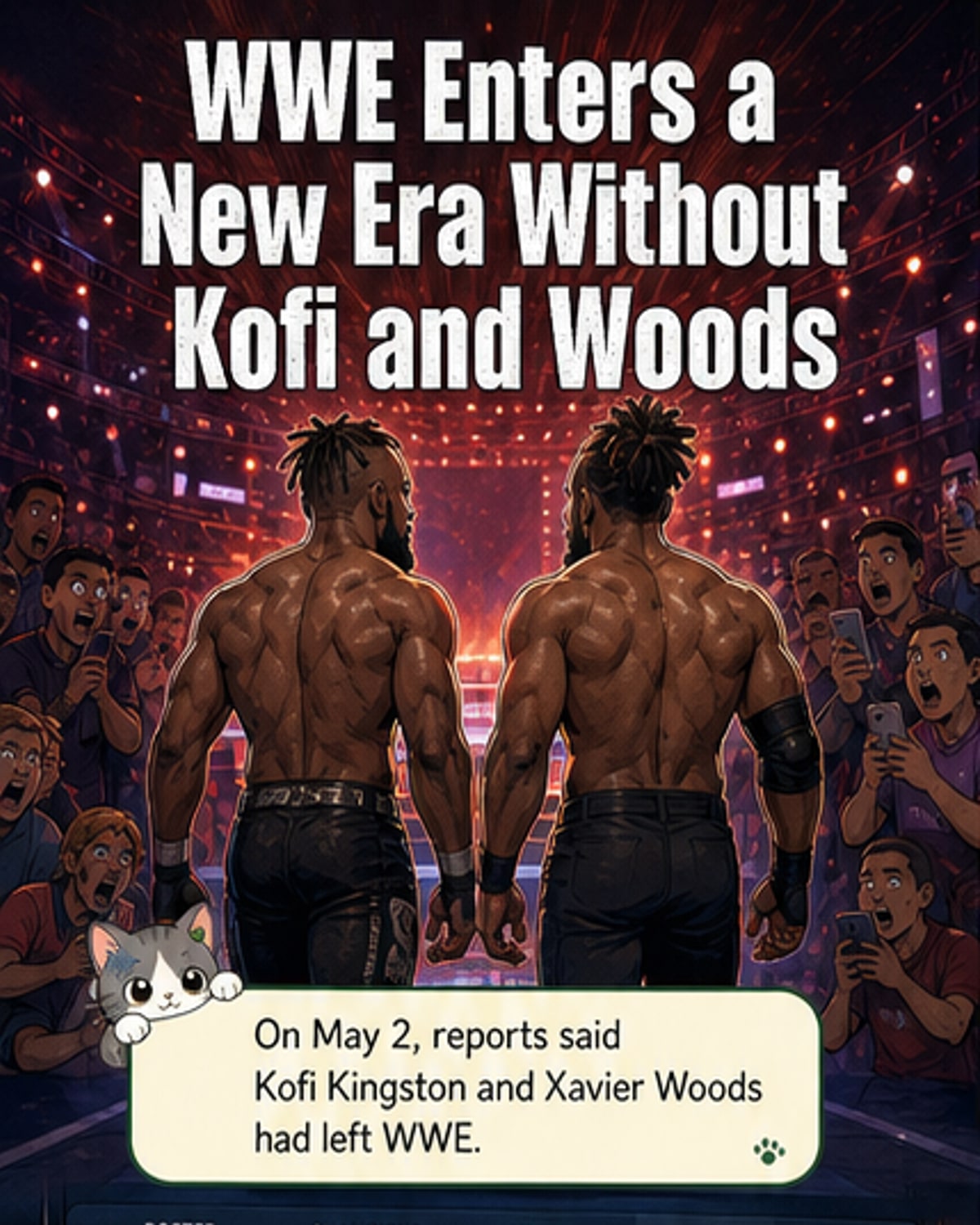 WWE Legends Kofi and Woods Exit