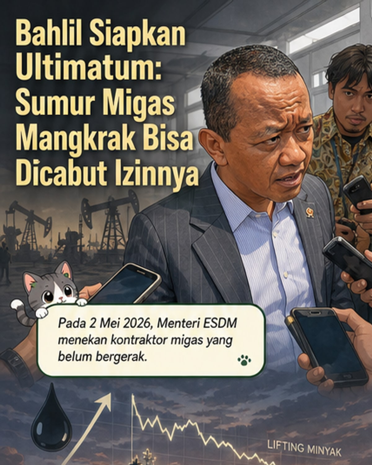 Menteri ESDM Ancam Cabut Izin Kontraktor Migas