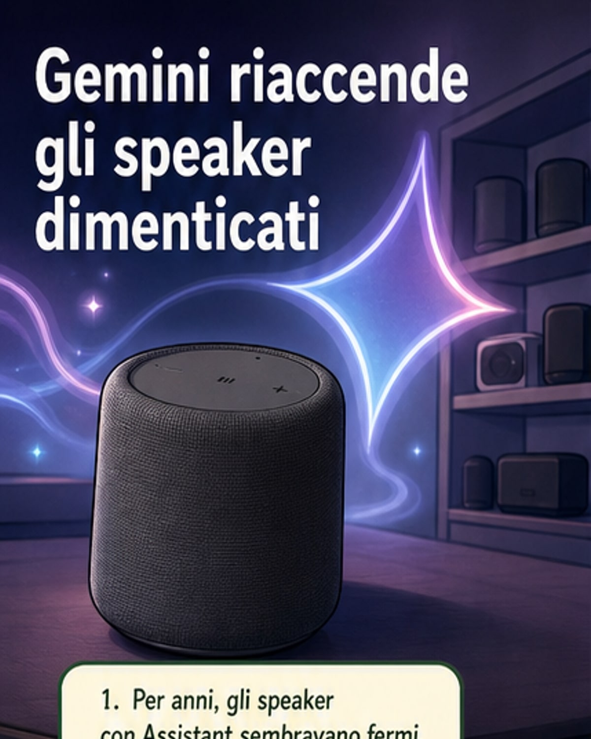 Google Gemini riapre il mercato degli speaker