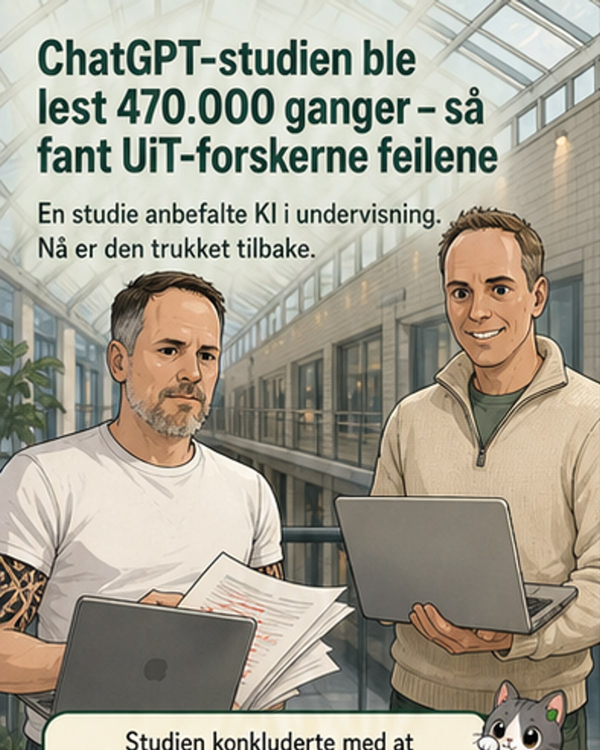 Forskning på ChatGPT trukket tilbake