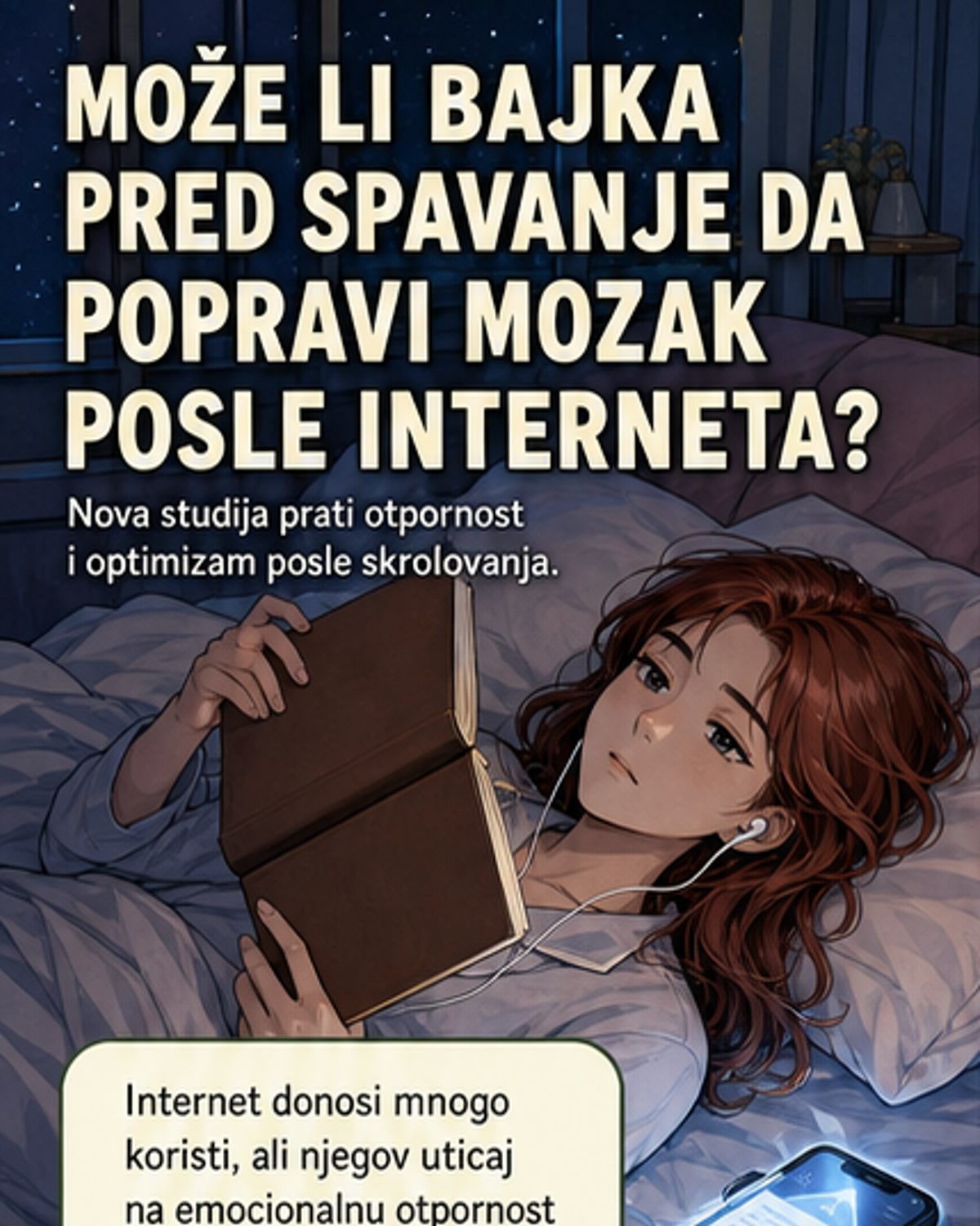 Čitanje bajki pre spavanja menja mozak