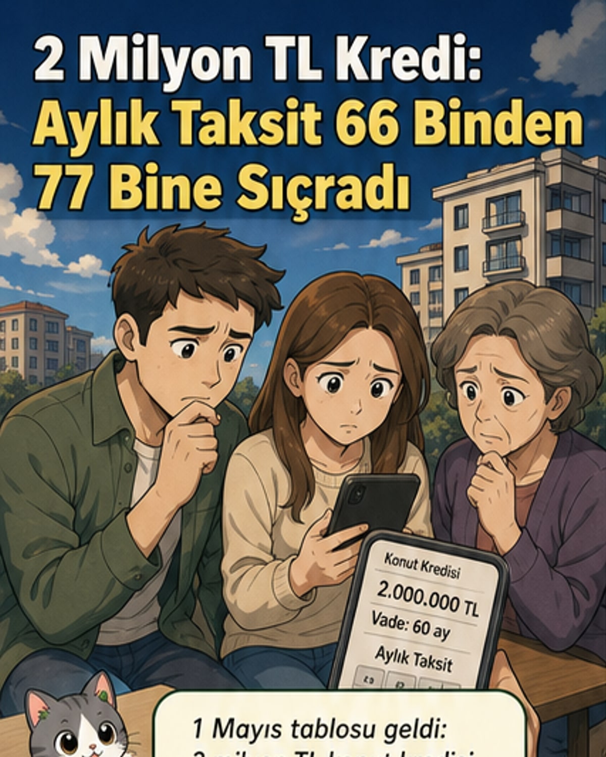 2 milyon TL krediyle ev sahibi olmak ne kadar?