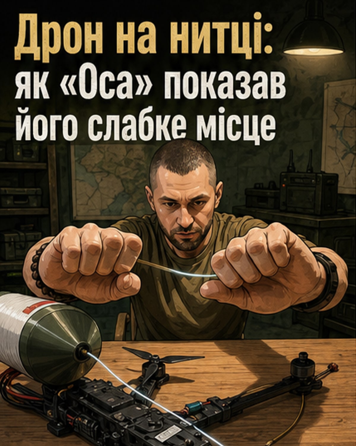 Як голіруч знищити дрон на оптоволокні